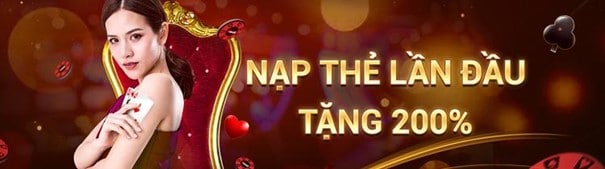 200% thưởng nạp thẻ cào