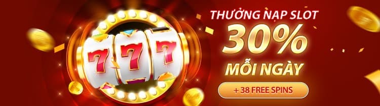 Nhận thưởng 30% nạp slot mỗi ngày tại Vwin